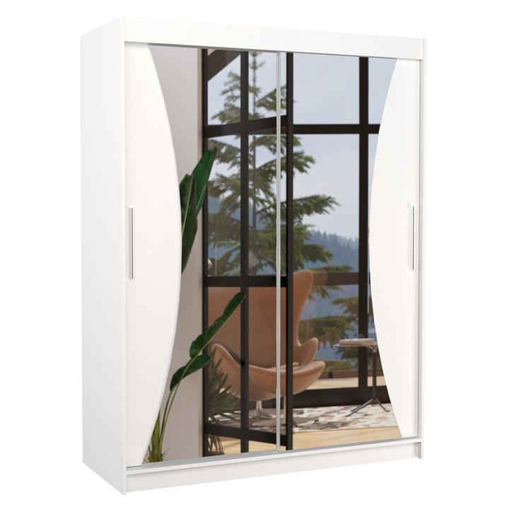 Šatníková skriňa MANOLI biela 1