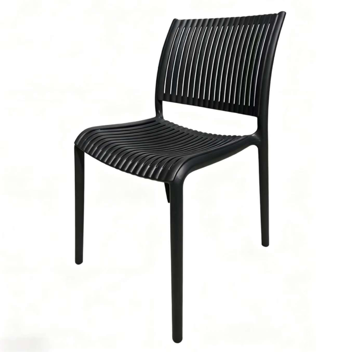 Záhradná stolička MANZANO čierna 1