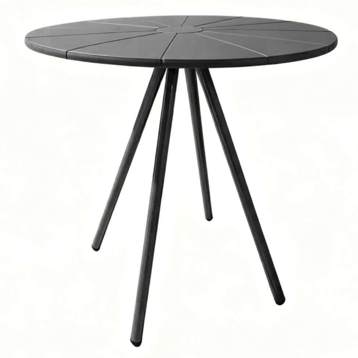 Záhradný stolík MANZANO čierna 1