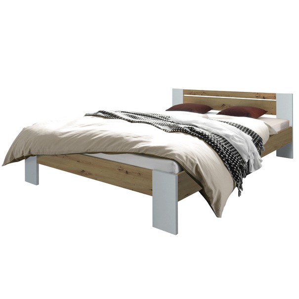 Posteľ MARA dub artisan/biela, 180x200 cm 1