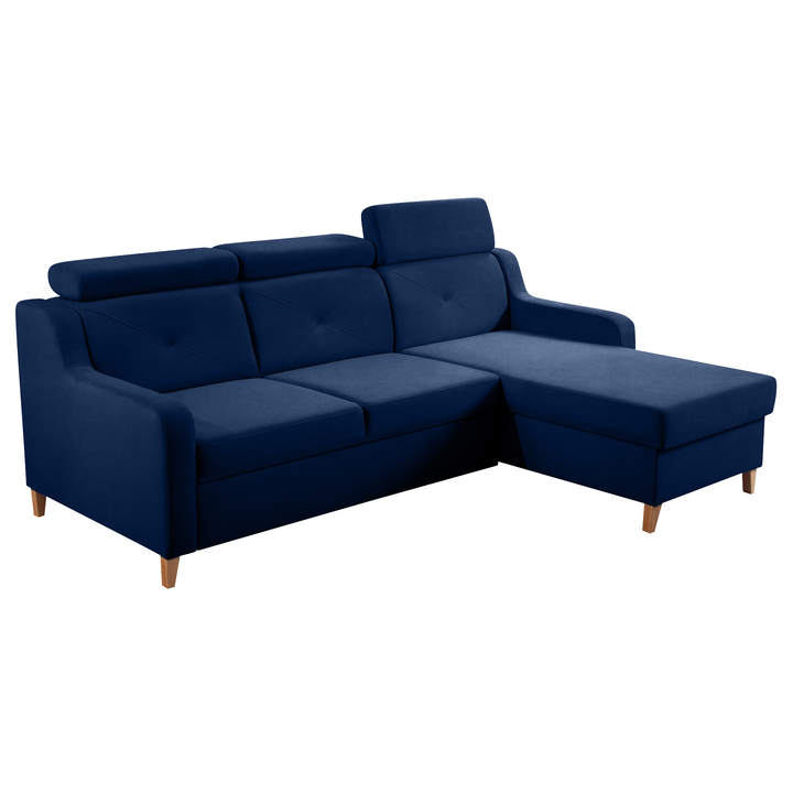 Sedacia súprava MARBELLA pravá, modrá 1