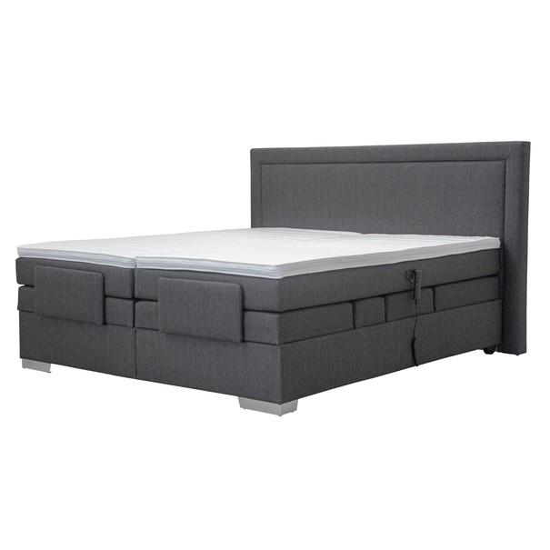 Posteľ boxspring MARGO tmavosivá, 180x200 cm 1