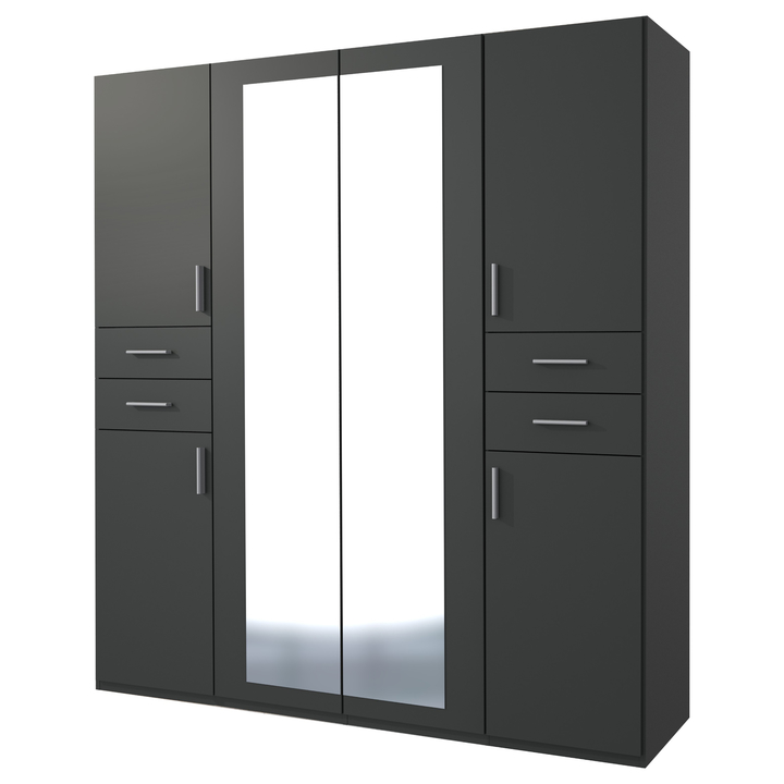 Šatníková skriňa MARGRET 654 grafitová 1
