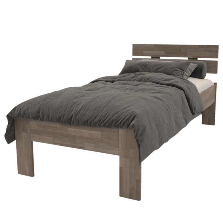 Posteľ MÁRIA I buk olej sivý, 80x200 cm 1