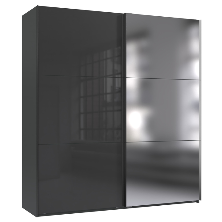 Šatníková skriňa MARIGOLD IV grafitová 1