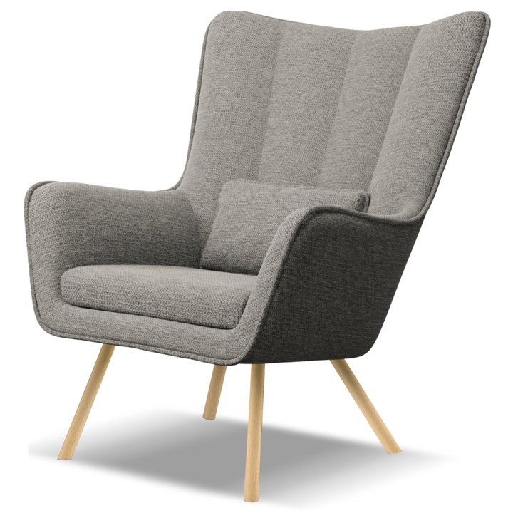 Kreslo MARINO I sivá 1