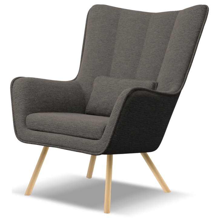 Kreslo MARINO I grafitová 1