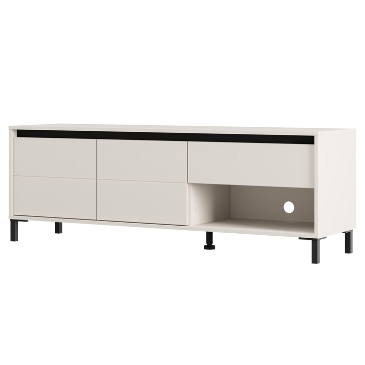 TV stolík MARRON 2 kašmírová/čierna 1