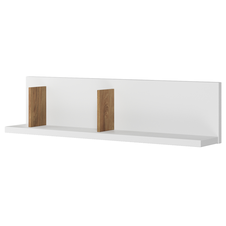 Nástenná polica MASSI 07 dub hikora/biela 1