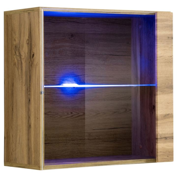 Nástenná vitrína MATCH W3 dub wotan 1