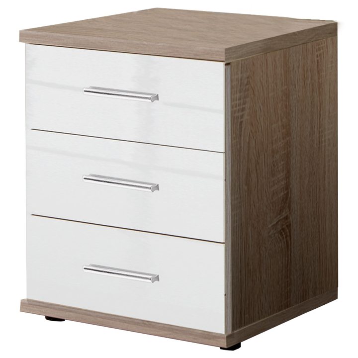 Komoda MATLA 317/T03 dub sägerau/biela 1