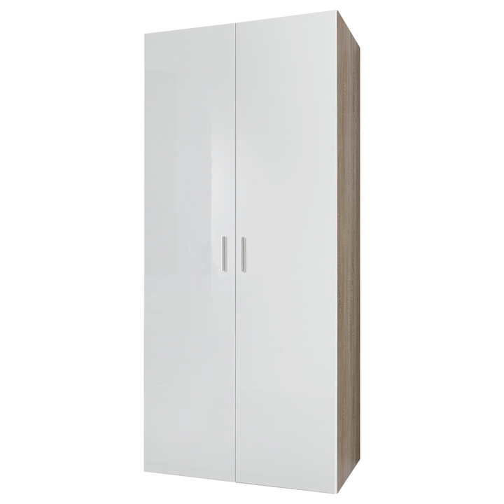 Šatníková skriňa MATLA 649 biela/dub sägerau 1