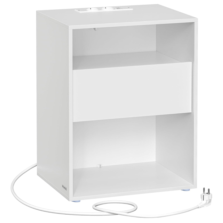 Nočný stolík MATTE biela 1