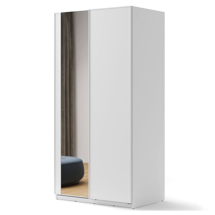 Šatníková skriňa MAXI biela, šírka 120 cm 1