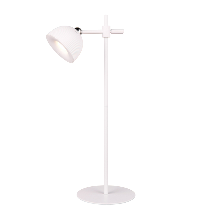 Stolná LED lampa MAXIMA biela 1