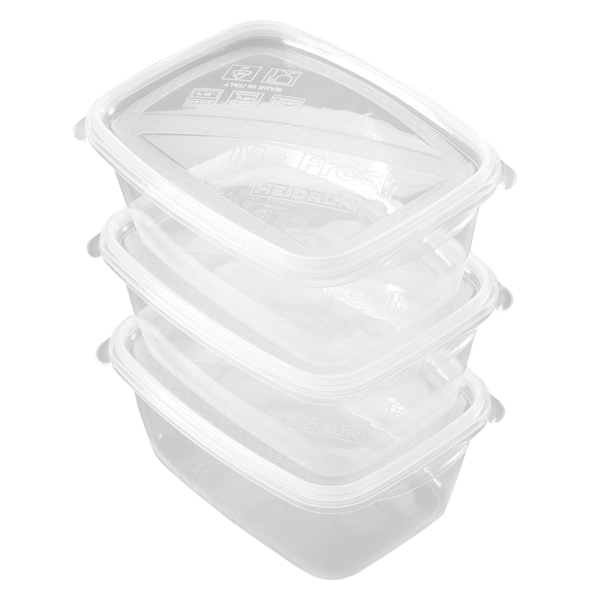 Sada dóz MCFRESH plast, 3 ks 1