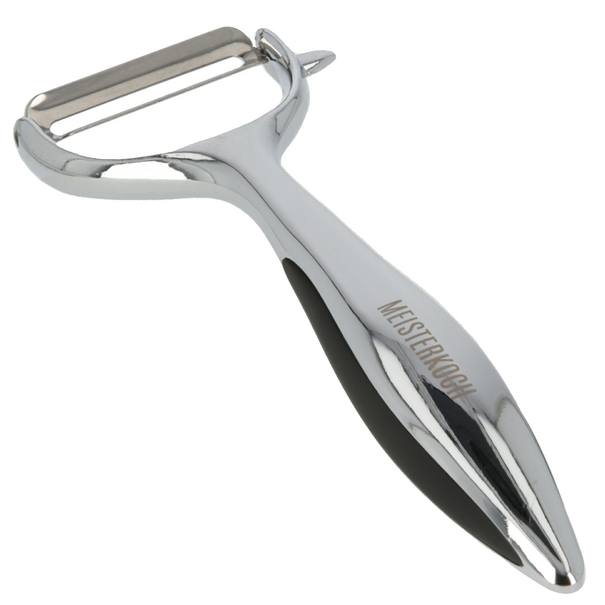 Škrabka na zeleninu MEISTERKOCH OPTIMUS strieborná/čierna 1