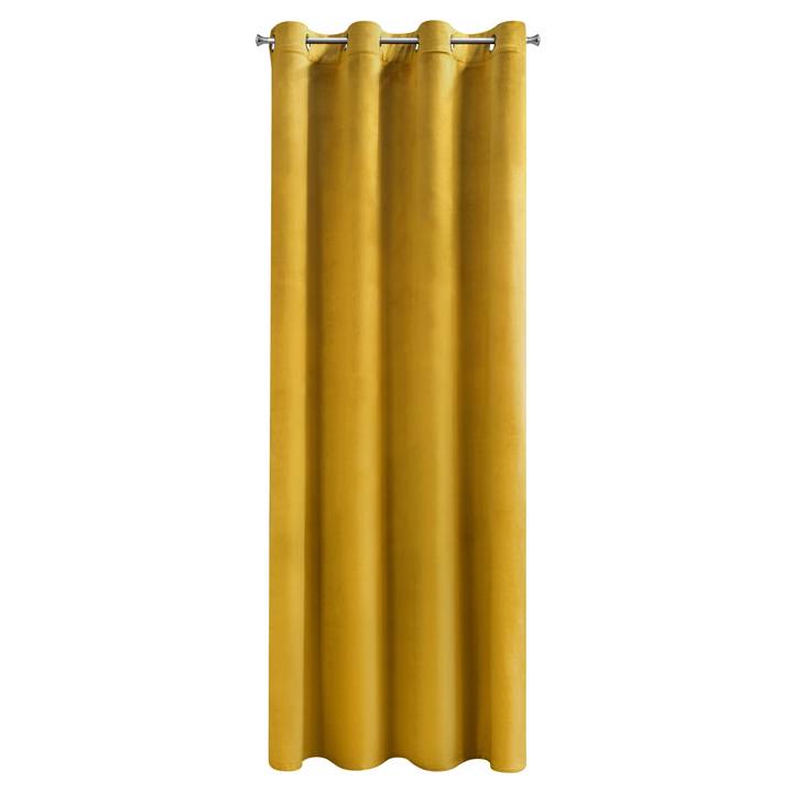 Záves MELANIE horčicová 1