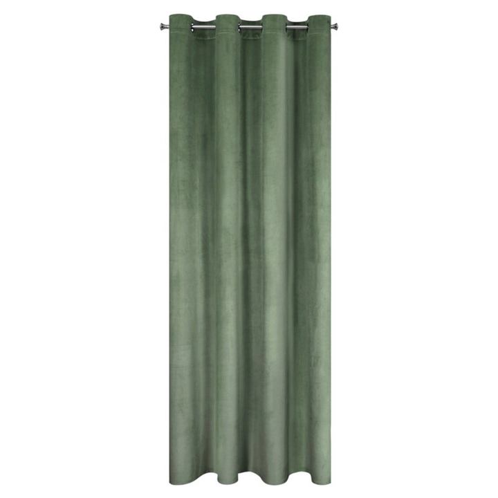 Záves MELANIE tmavá mätová 1