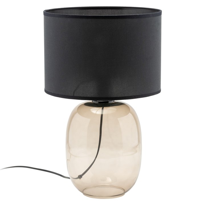 Stolná lampa MELODY čierna/hnedá 1