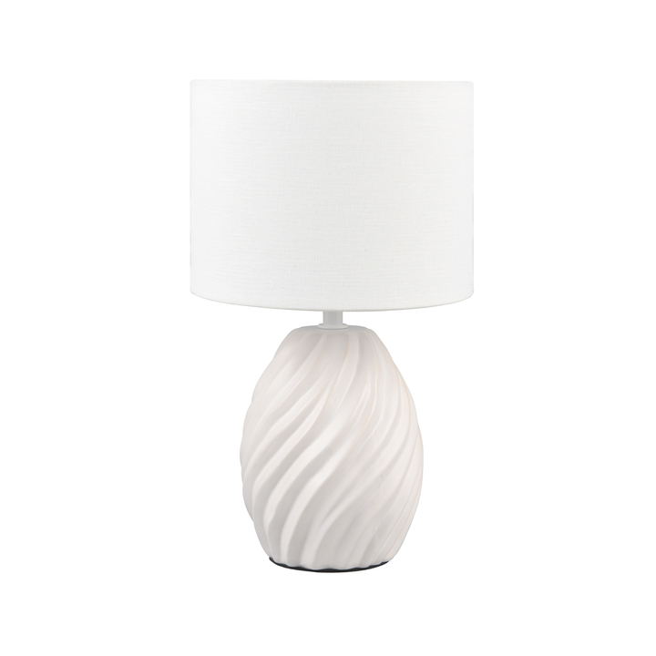 Stolná lampa MELVA biela 1