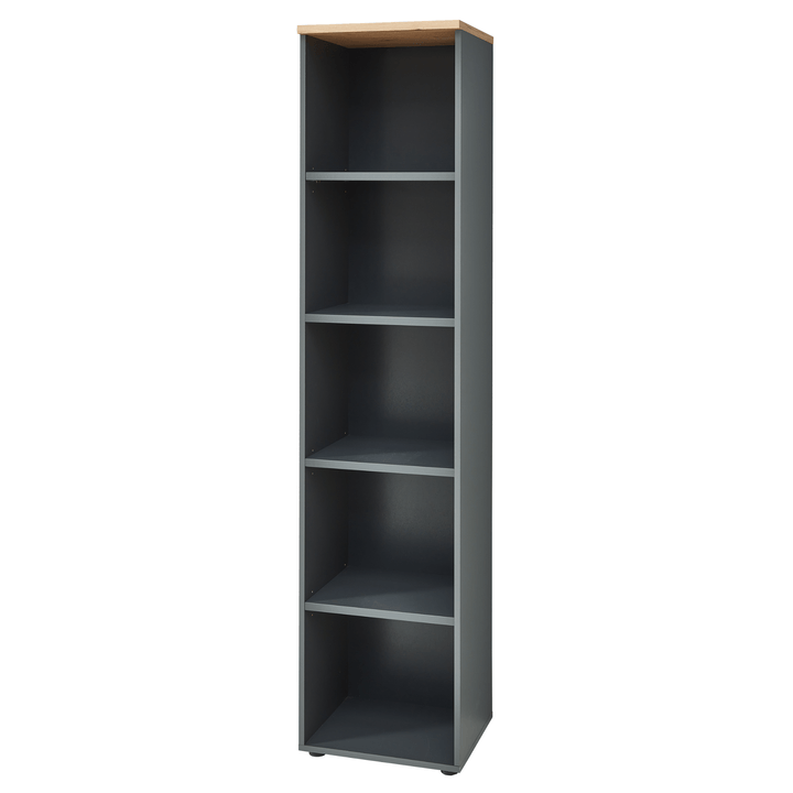 Regál MEMPHIS II dub artisan/grafitová, šírka 45 cm 1