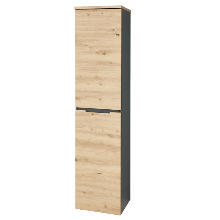 Skriňa MEMPHIS II dub artisan/grafitová, šírka 45 cm 1