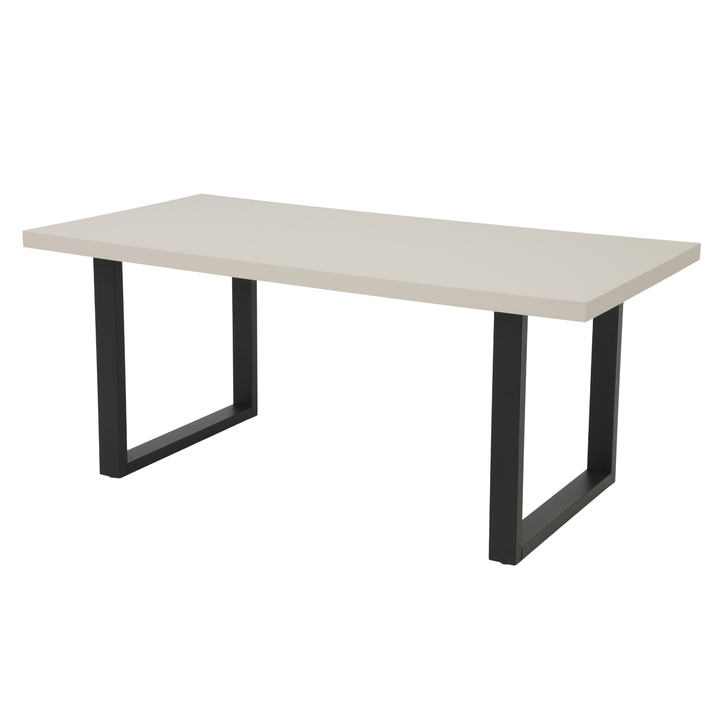 Jedálenský stôl MERAN kašmírová/čierna 1