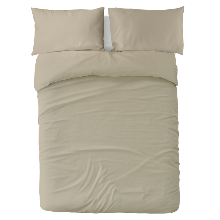 Posteľná bielizeň MICRO UNI cappuccino, 70x90 a 140x200 cm 1