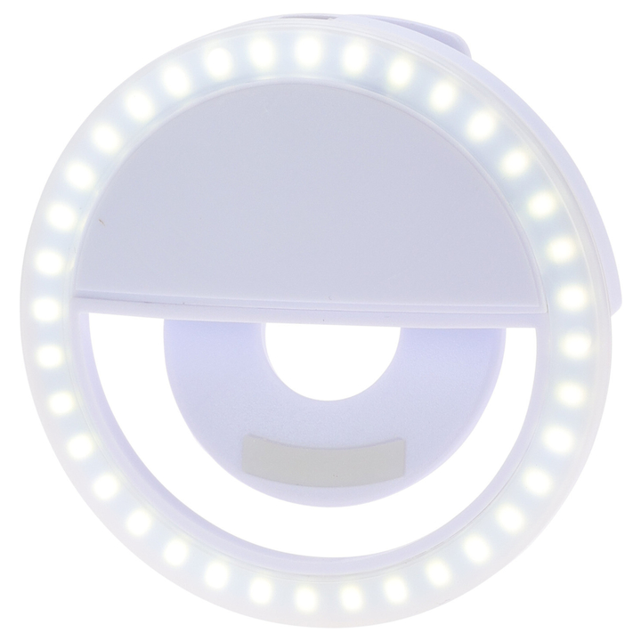 Selfie kruhové svetlo MIKE biela 1