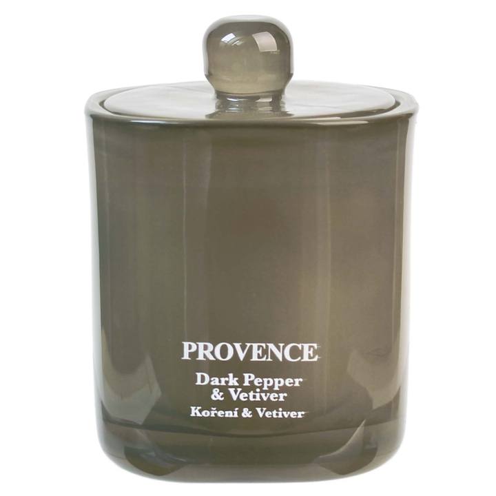 Vonná sviečka s viečkom MILA čierne korenie a vetiver, 180 g 1