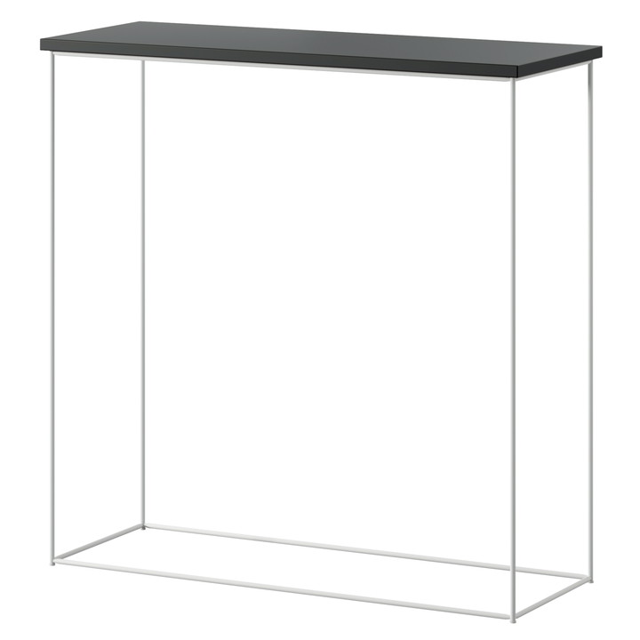 Konzolový stolík MILAN biela/čierna 1