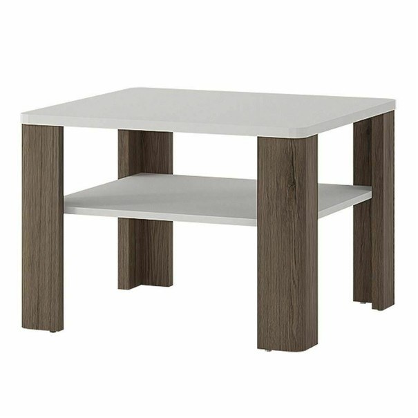 Konferenčný stolík MILANO alpská biela/dub sanremo 1