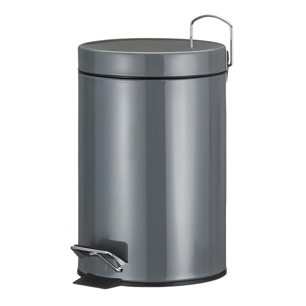 Odpadkový kôš MILANO sivá/čierna, 3 l 1