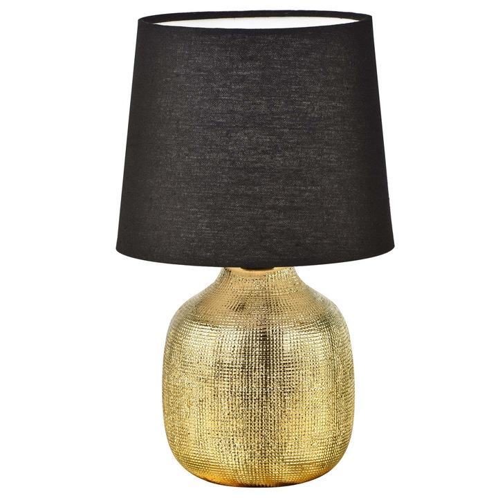 Stolná lampa MISTY čierna/zlatá 1