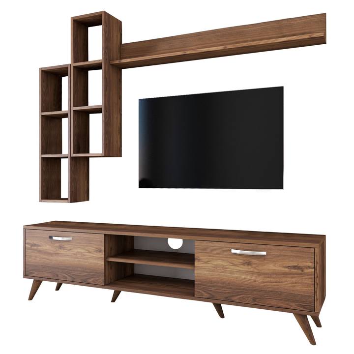 Obývacia stena MODE orech 1