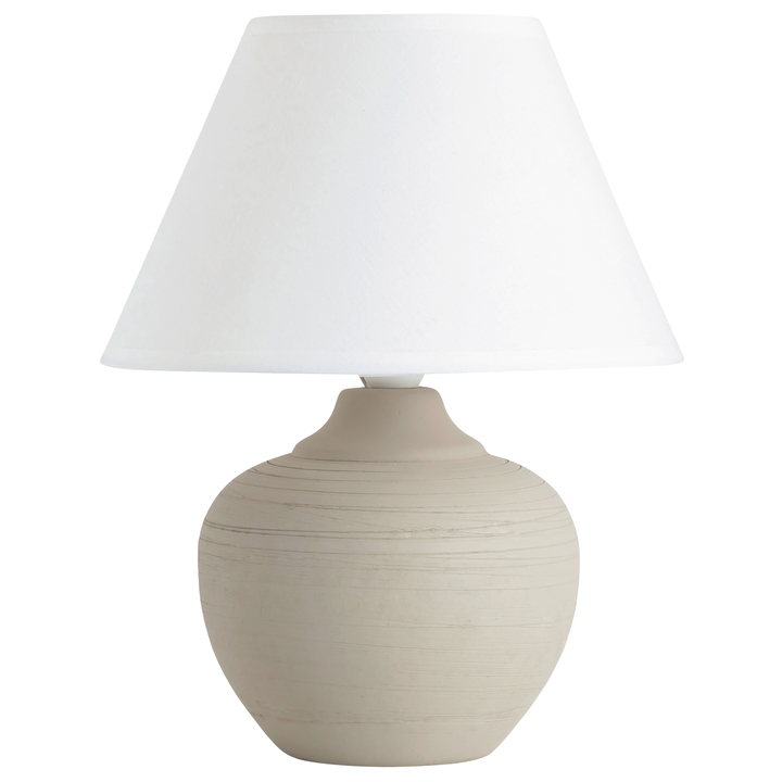 Stolná lampa MOLLY biela/béžová 1