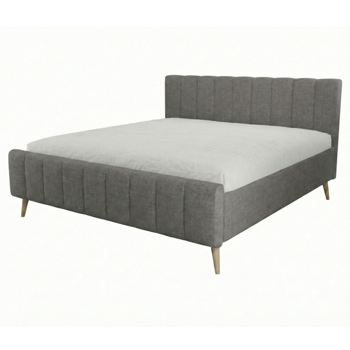 Posteľ s roštom MONKEY sivá 21, 140x200 cm 1