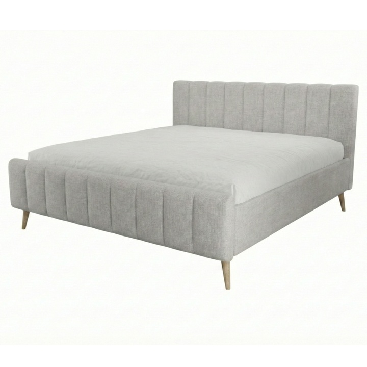 Posteľ s roštom MONKEY sivá 80, 160x200 cm 1