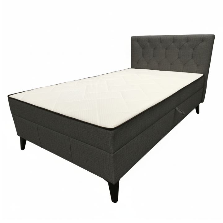 Posteľ s matracom MONTY I antracitová, 120x200 cm 1