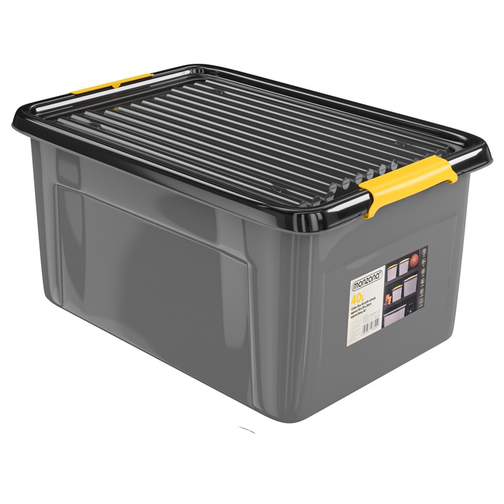 Úložný box MONZA sivá, 40 l 1