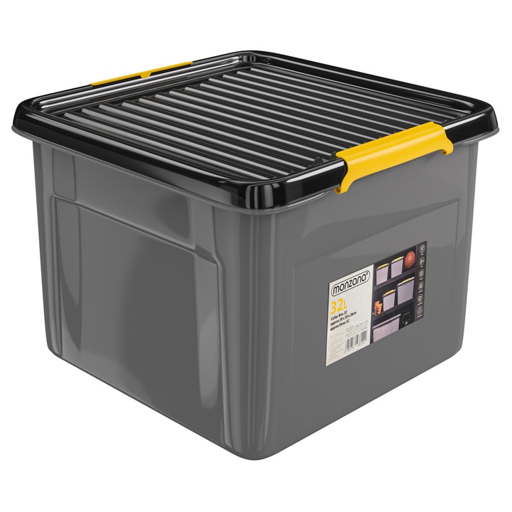Úložný box  MONZA sivá, 32 l 1