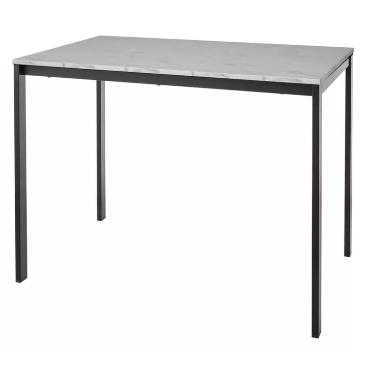 Jedálenský stôl MORAU biela/čierna 1