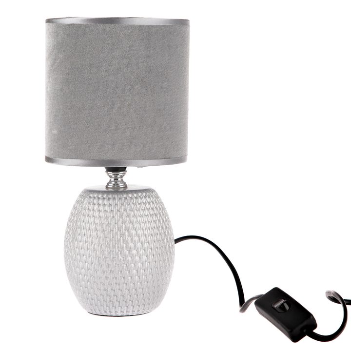 Stolná lampa MOSS sivá 1