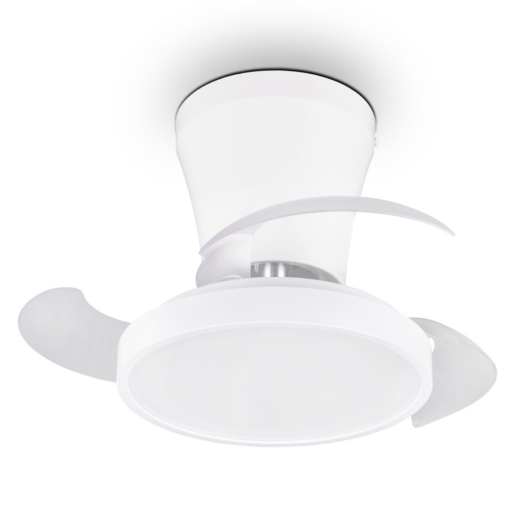 Stropné LED svietidlo s ventilátorom MOSS biela 1