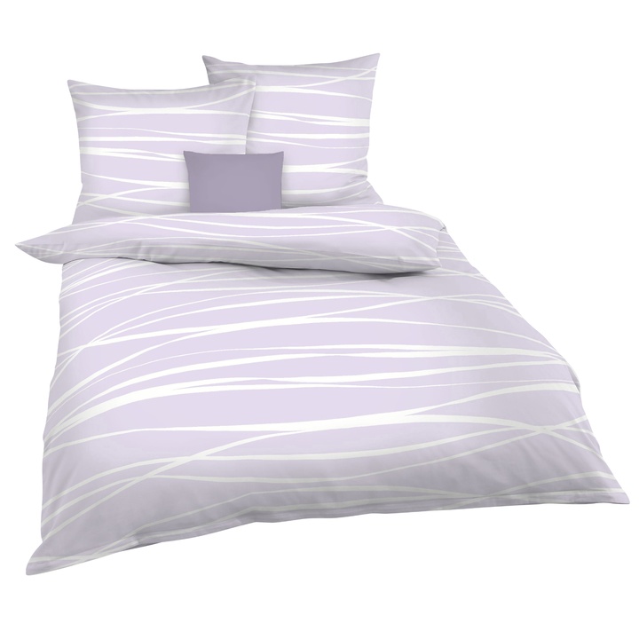 Posteľná bielizeň MOTION COLORS fialová/biela, 70x90 a 140x200 cm 1