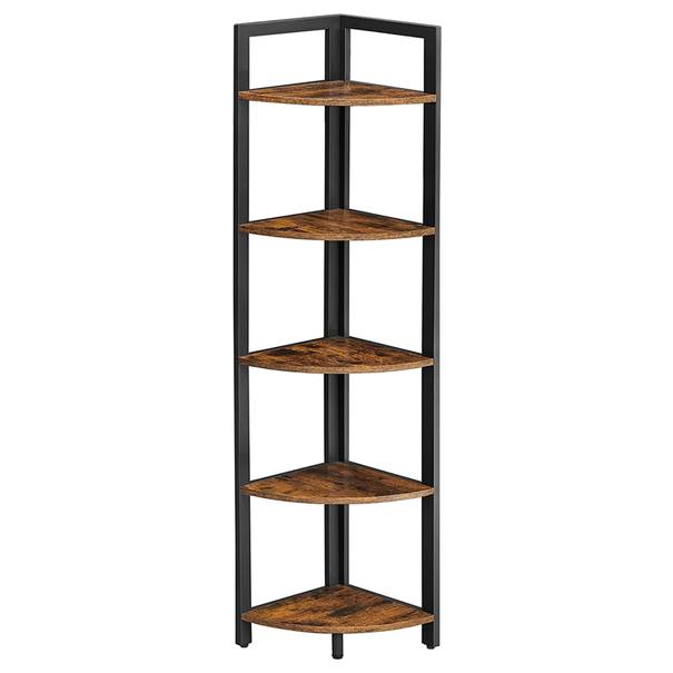 Regál MULTI hnedá/čierna 1