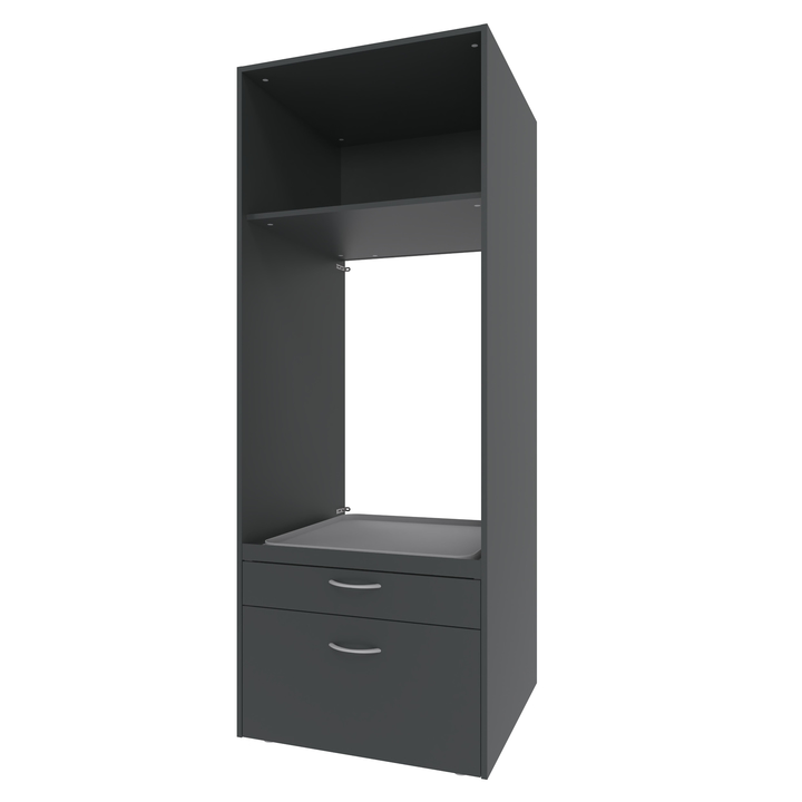 Skriňa na práčku MULTIRAUMKONZEPT 672 grafitová 1