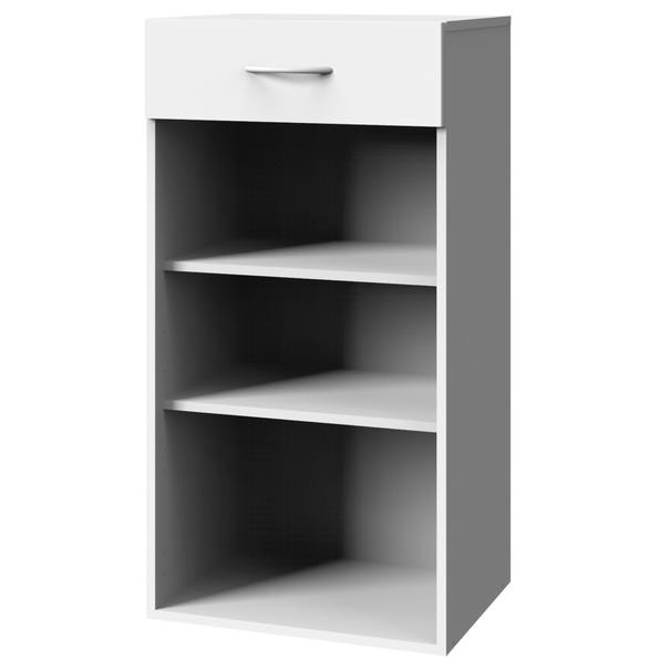 Regál MULTIRAUMKONZEPT 350, biela, šírka 50 cm 1