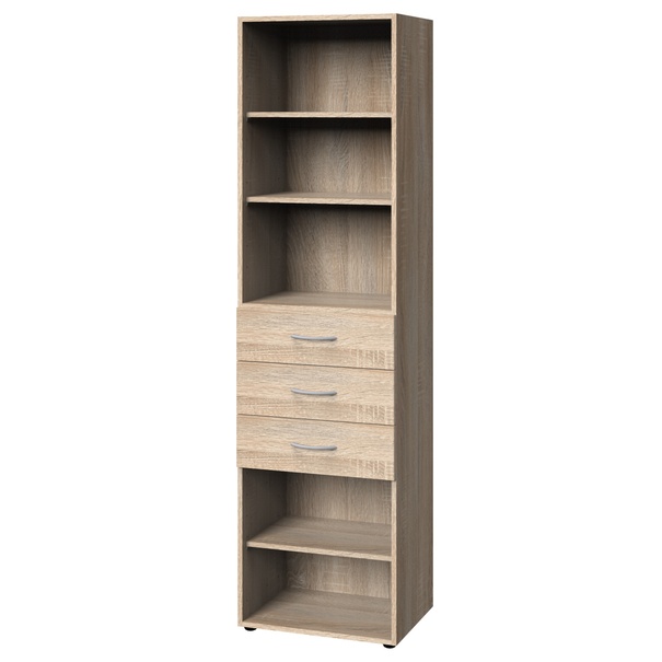 Regál MULTIRAUMKONZEPT 375, dub sägerau, šírka 45 cm 1